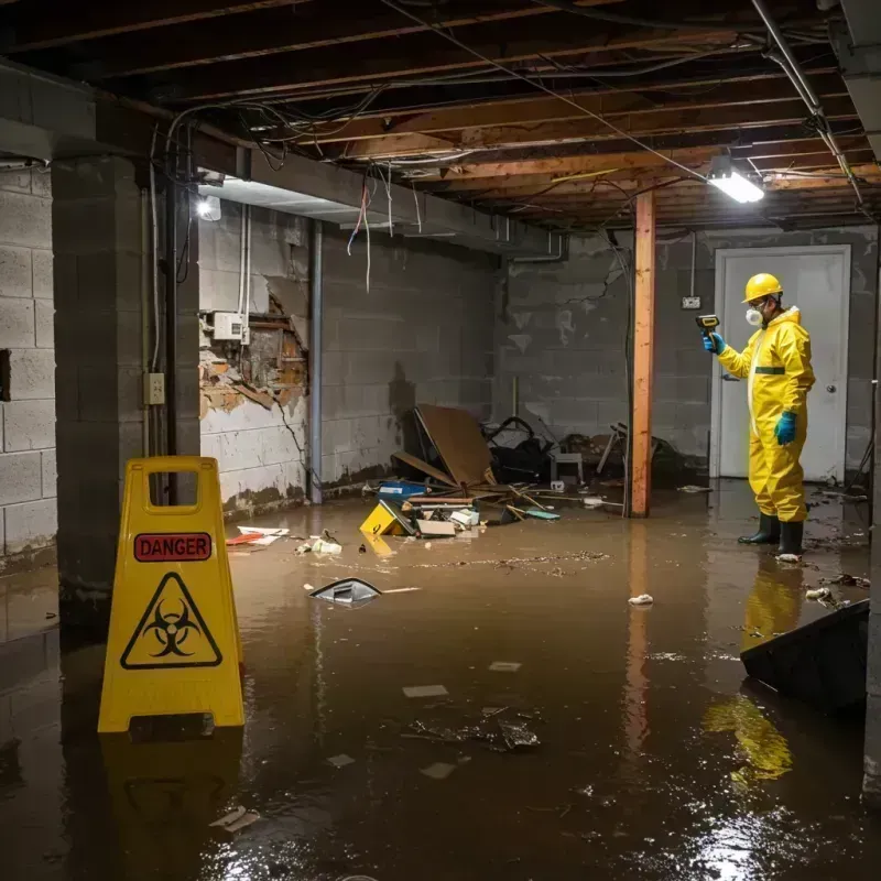 Flooded Basement Electrical Hazard in Hugo, CO Property